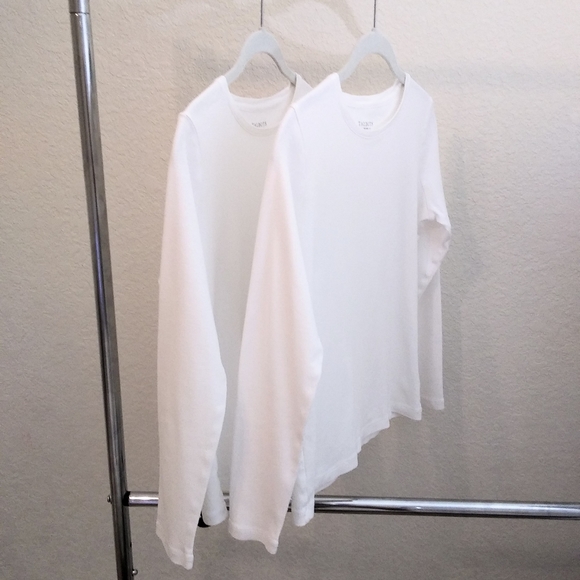 Talbots Tops - 2 White Talbots T-shirts